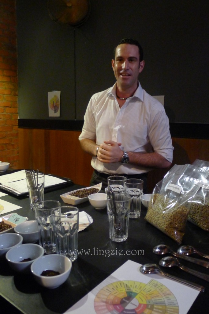 Mr Claudio Pinto the coffee sommelier